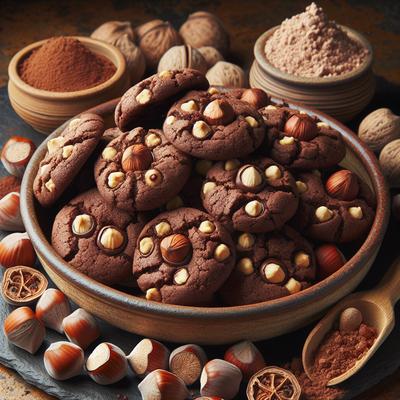 Image of Vegan Hazelnut Cocoa Cookies