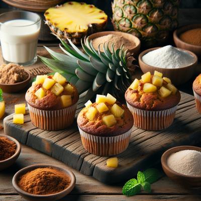 Image of Vegan Pineapple Muffins
