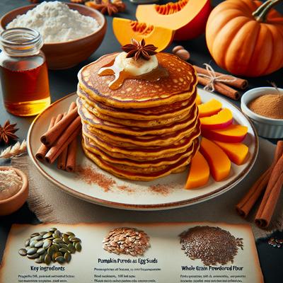 Image of Vegan Pumpkin Pancakes