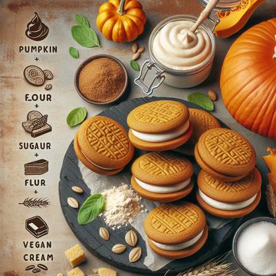 Image of Vegan Pumpkin Whoopie Pies