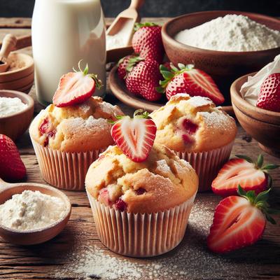 Vegan Strawberry Muffins