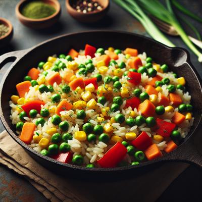 Image of Vegetable Rice Skillet