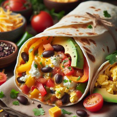 Image of Vegetarian Breakfast Burritos