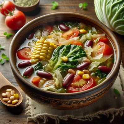 Image of Vegetarian Cabbage Vegetable Soup