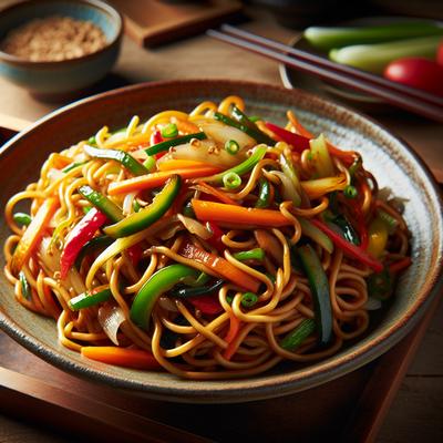 Vegetarian Yakisoba