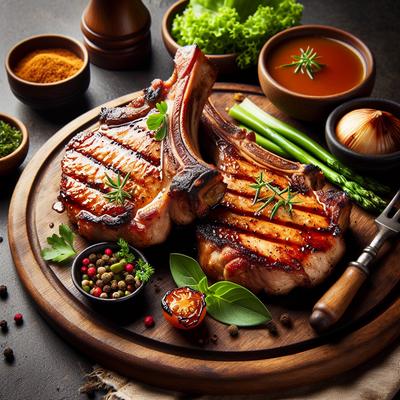 Image of Very Tender Juicy Grilled Pork Chops