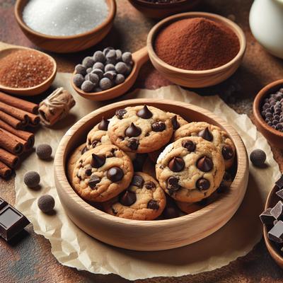 Image of Very Tiny Lower Fat Chocolate Chip Cookies