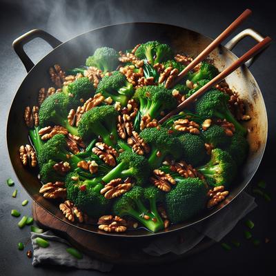 Image of Walnut Broccoli Stir Fry