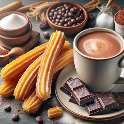Image of Warm Churros and Hot Chocolate