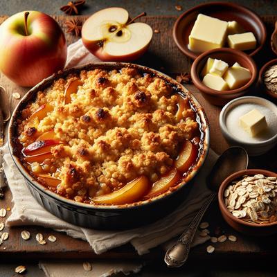 Image of Warm French Apple Crisp