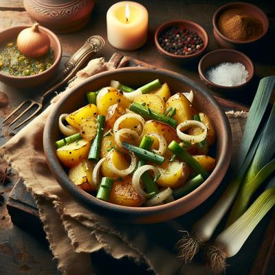 Image of Warm Potato Leek Salad