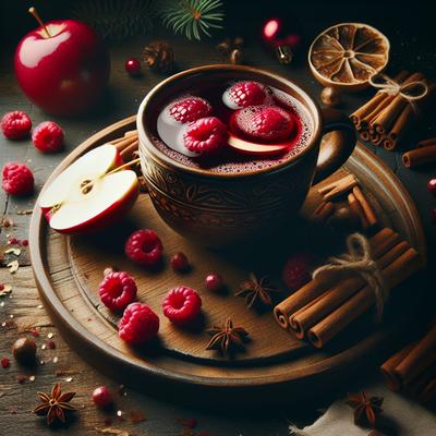 Image of Warm Raspberry Cider for the Holidays