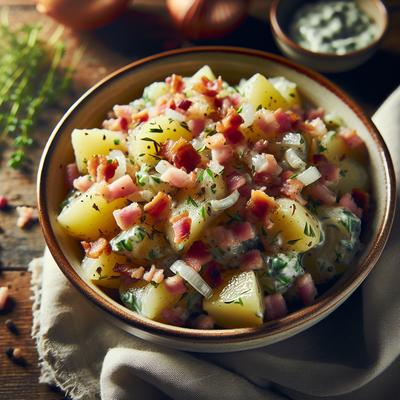 Image of Warmed Herbed Potato Salad