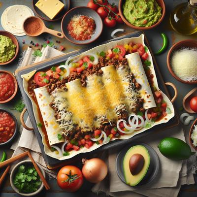 Image of Weeknight Easy Beef Enchiladas