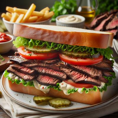 Image of Westward Ho Flank Steak Sandwiches