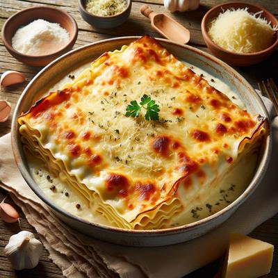 Image of White Cheese Lasagna