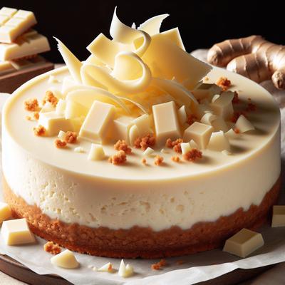 Image of White Chocolate Ginger Cheesecake