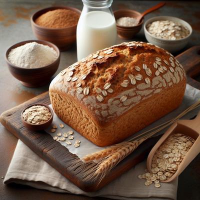 Image of Whole Wheat Oatmeal Buttermilk Bread