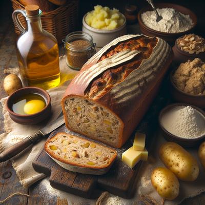 Image of Whole Wheat Potato Bread Bread Machine