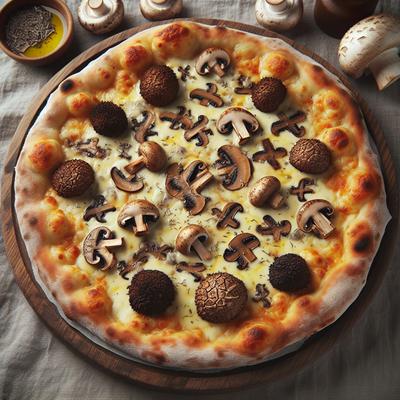 Image of Wild Mushroom Pizza with Truffle Oil