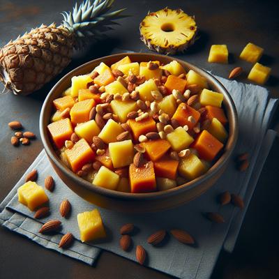Image of Yams or Sweet Potatoes with Pineapple and Nuts