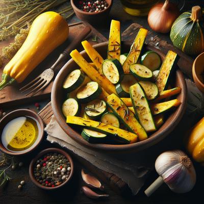 Image of Yellow Squash or Zucchini Matchsticks Sauted 4 Ways