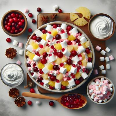 Image of Yummy Cranberry Fluff Salad