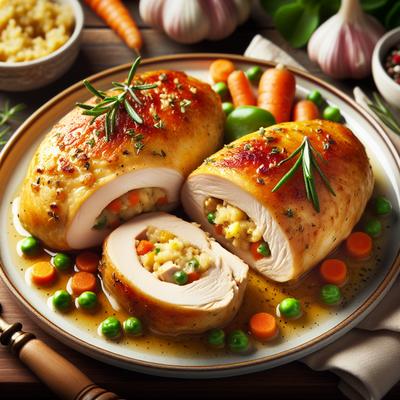 Image of Yummy Stuffed Chicken Breasts