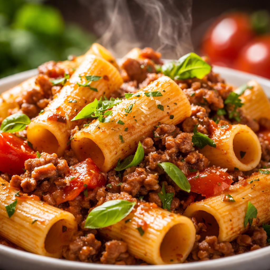 Meat Rigotini Heart-Healthy Beef Rigatoni Recipe