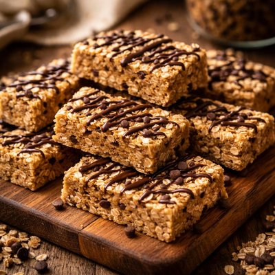 Image of 100 Calorie No Bake Whey Protein Bar Cookies
