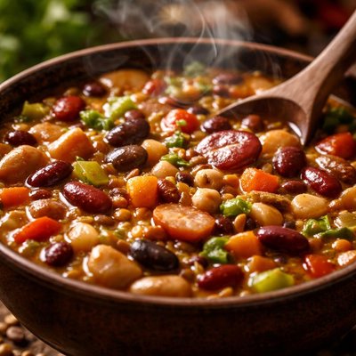 Image of 13 Bean Crock Pot Soup
