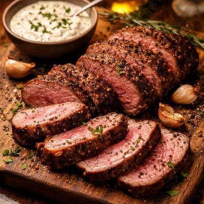 Image of 13 Minute Beef Tenderloin with Horseradish Sauce