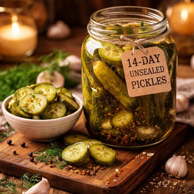 Image of 14 Day Unsealed Pickles