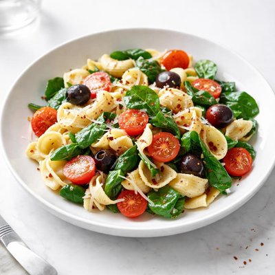 Image of 15 Minute Florentine Pasta Salad