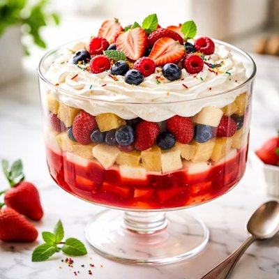Image of 15 Minute Jello Trifle