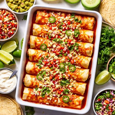 Image of 15 Minute No Fry Chicken Enchiladas Honest