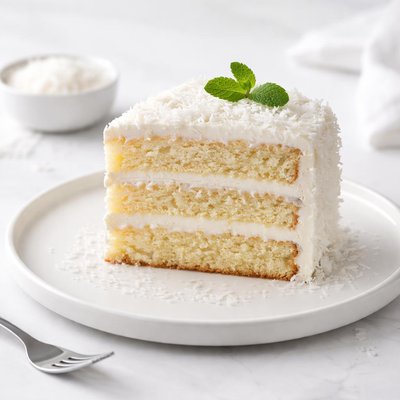 Image of 1 2 3 4 Coconut Cake