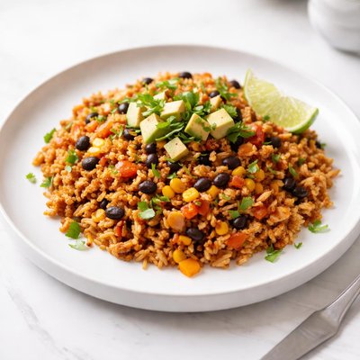 Image of 1 2 3 Ground Turkey Mexican Rice