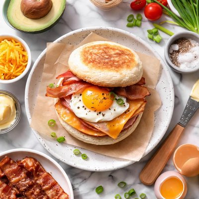 Image of 1 Minute Breakfast Sandwich