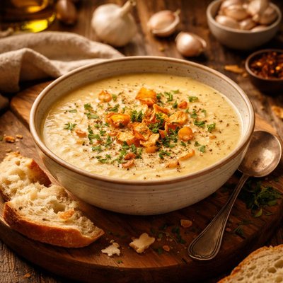 Image of 25 Clove Garlic Soup