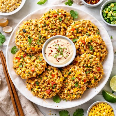 Image of 2 Minute Noodle Corn Pancakes