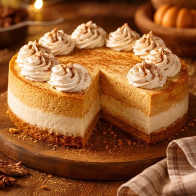 Image of 2 Step Pumpkin Cheesecake
