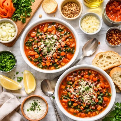 Image of 30 Minute Bean Soup for 2