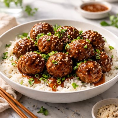 Image of 35 Minute Teriyaki Meatballs