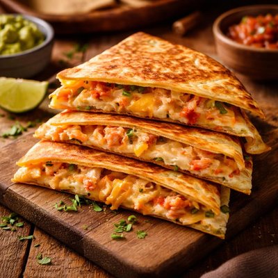 Image of 3 Cheese Crab Quesadillas