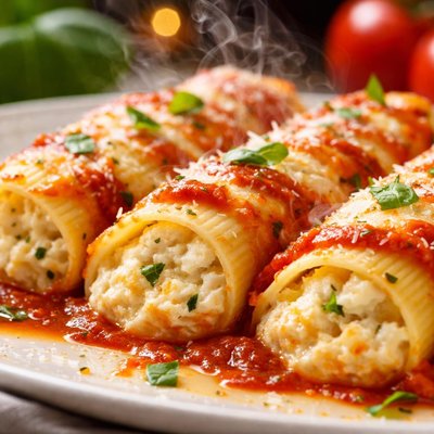 Image of 3 Cheese Manicotti
