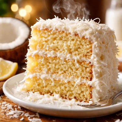 Image of 3 Day Sour Cream Coconut Cake