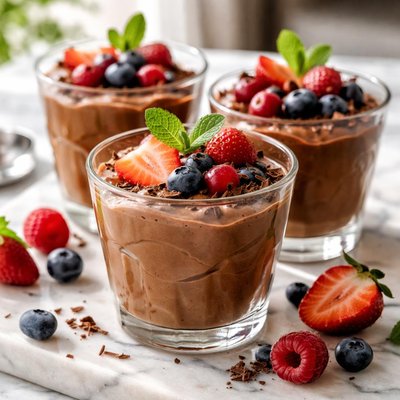Image of 3 Ingredient Fruity Chocolate Mousse