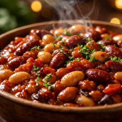 Image of 3 Kinds of Beans Baked Bean Dish