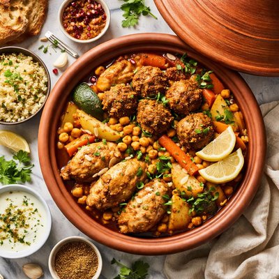 Image of 3 Layered Tunisian Tagine